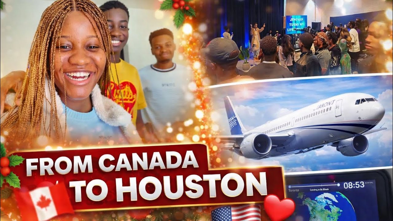 Из Канады в Хьюстон 🇨🇦✈️🇺🇸 | Рождественская встреча и церковная служба