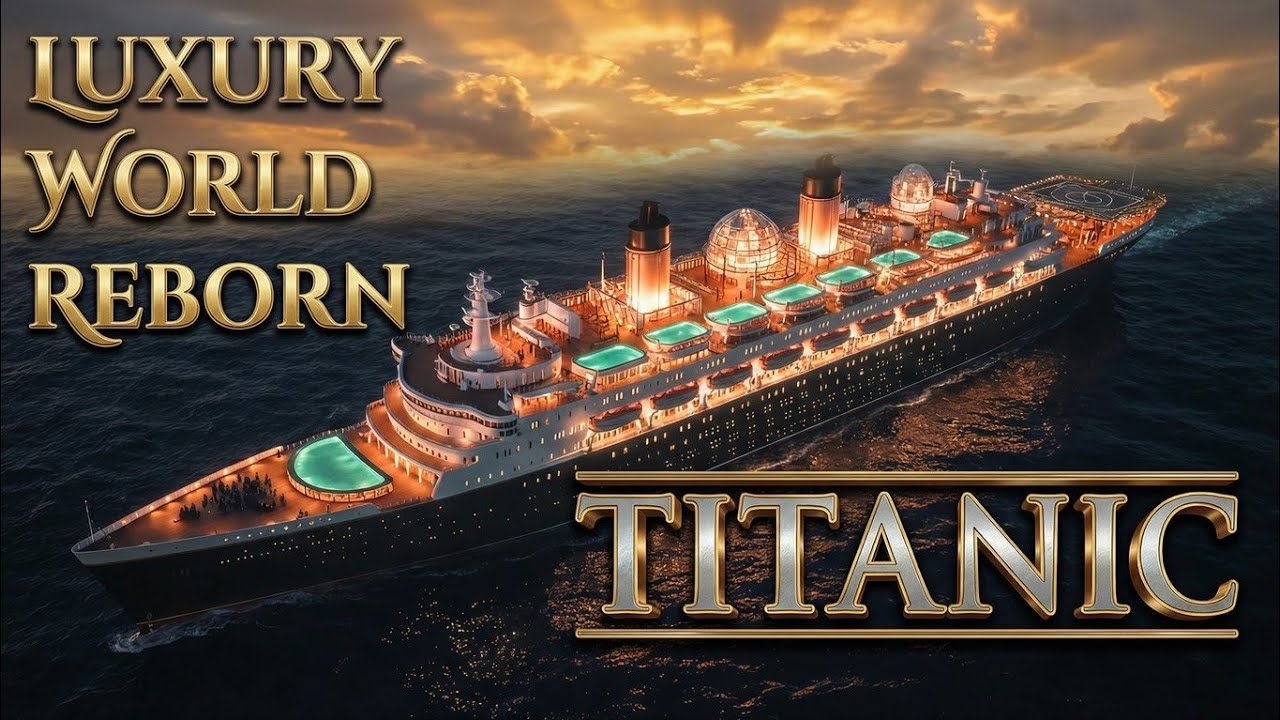 What If Titanic Was Rebuilt Today? 4X Bigger Ultra Luxury Mega Cruise Ship Revealed