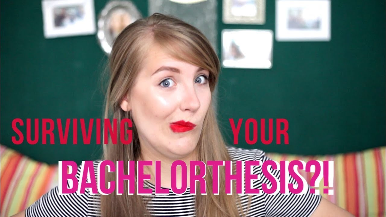 How to survive writing your Bachelorthesis // notquiteadegree