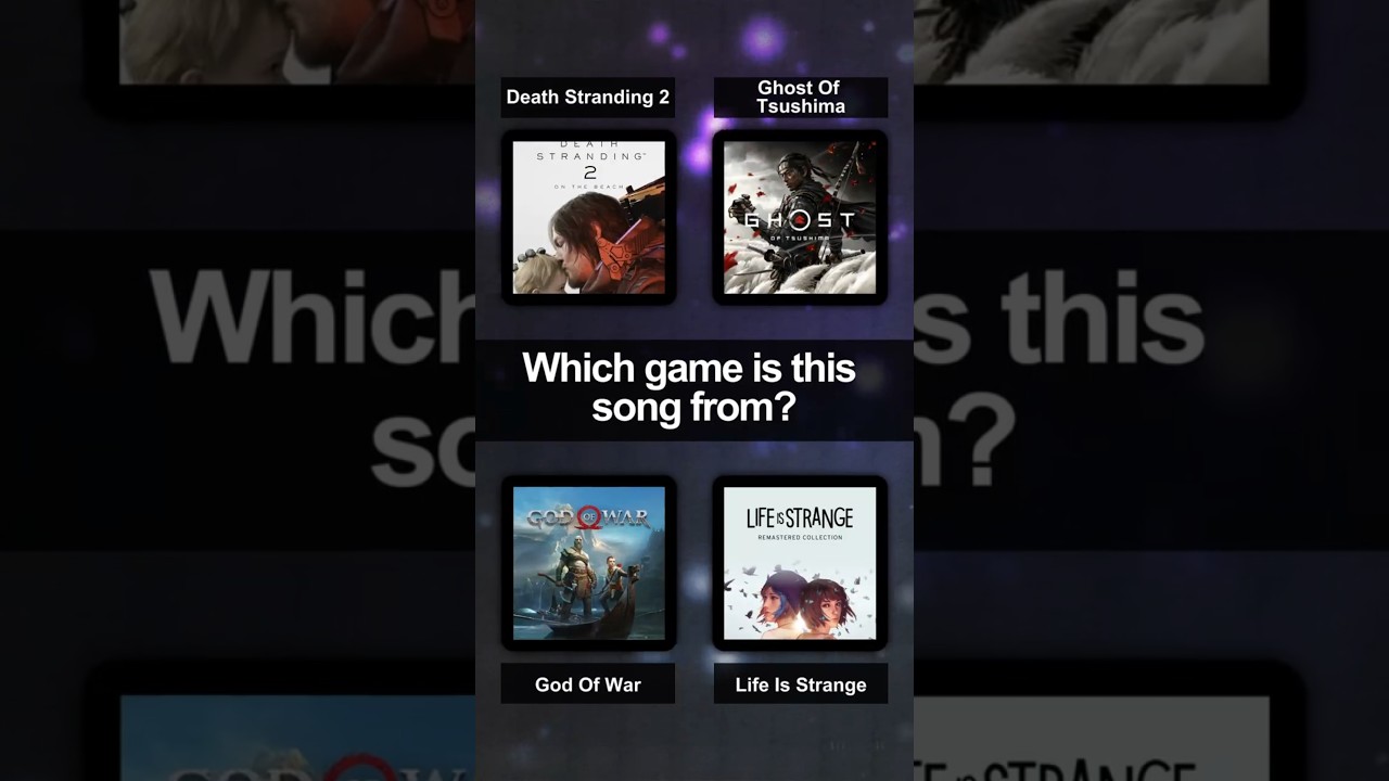 Can You Guess the Game by the OST? 🎧🎮 #ghostoftsushima #godofwar #lifeisstrange #deathstranding2
