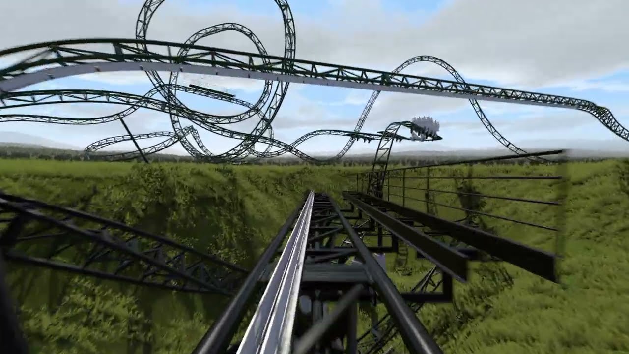 Gerstlauer Infinity Coaster but it has an upside down Launch [No Limits 2]