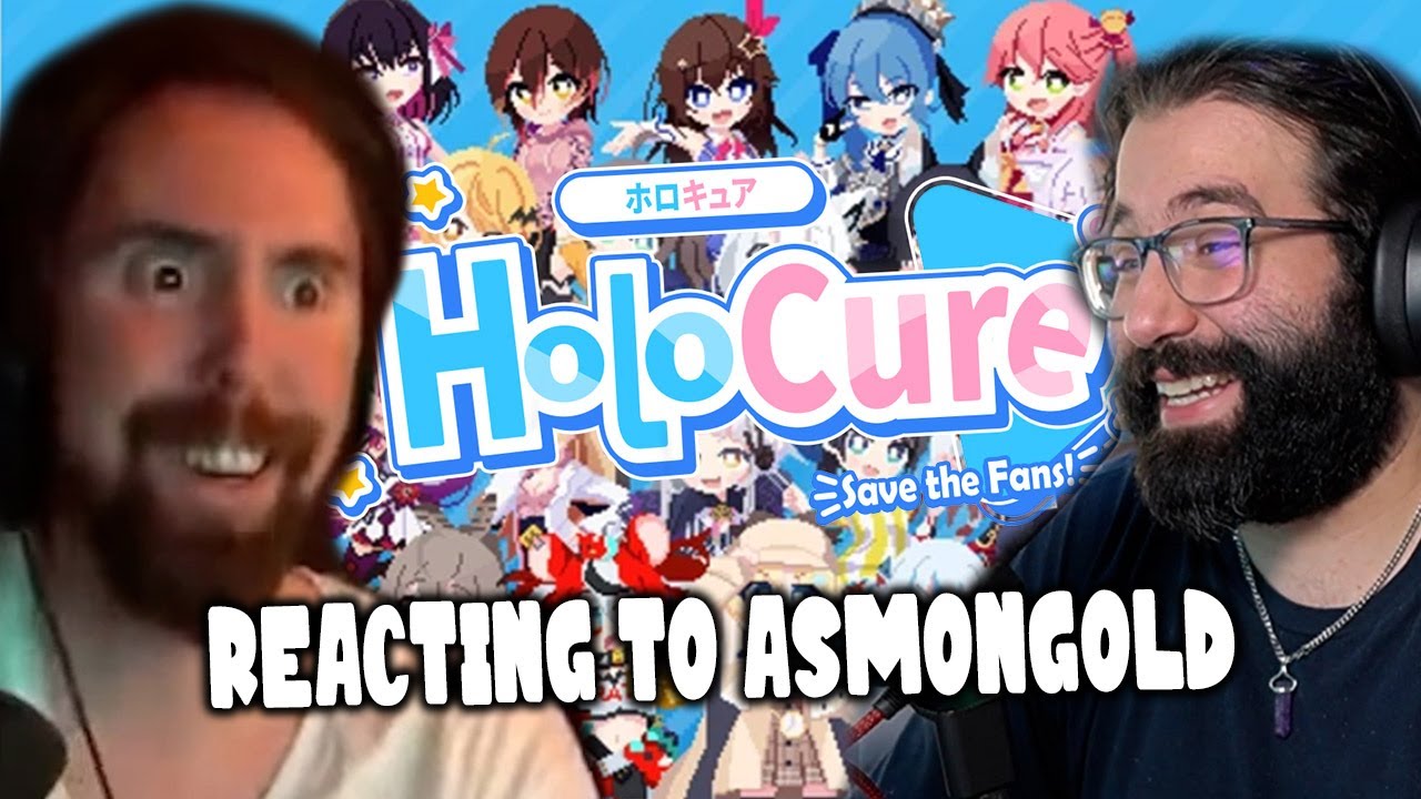 Holocure Fanatic Reacts To Asmongold Playing Holocure