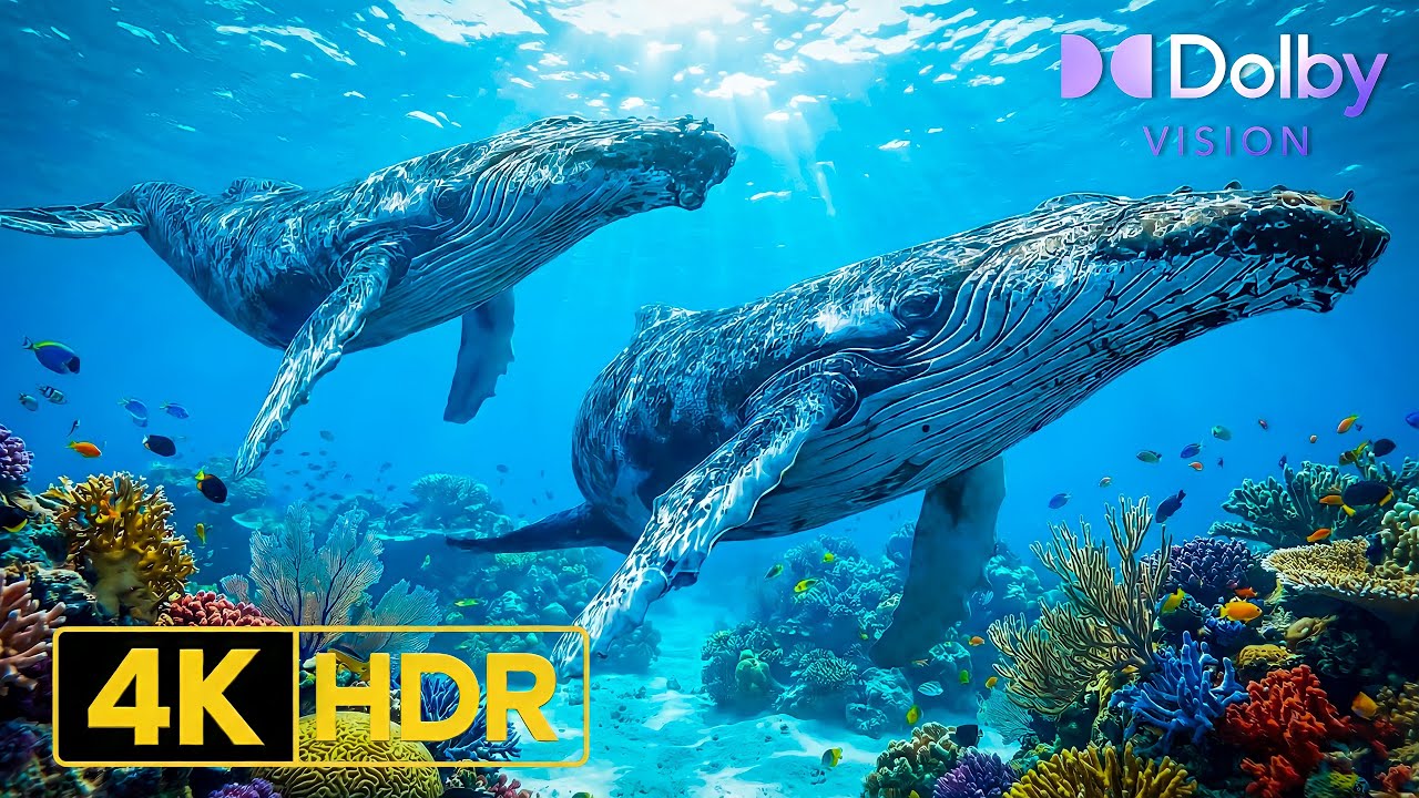 Hidden World Under the Sea 8K HDR 🐠 | Spectacular Coral Reefs & Sea Animals