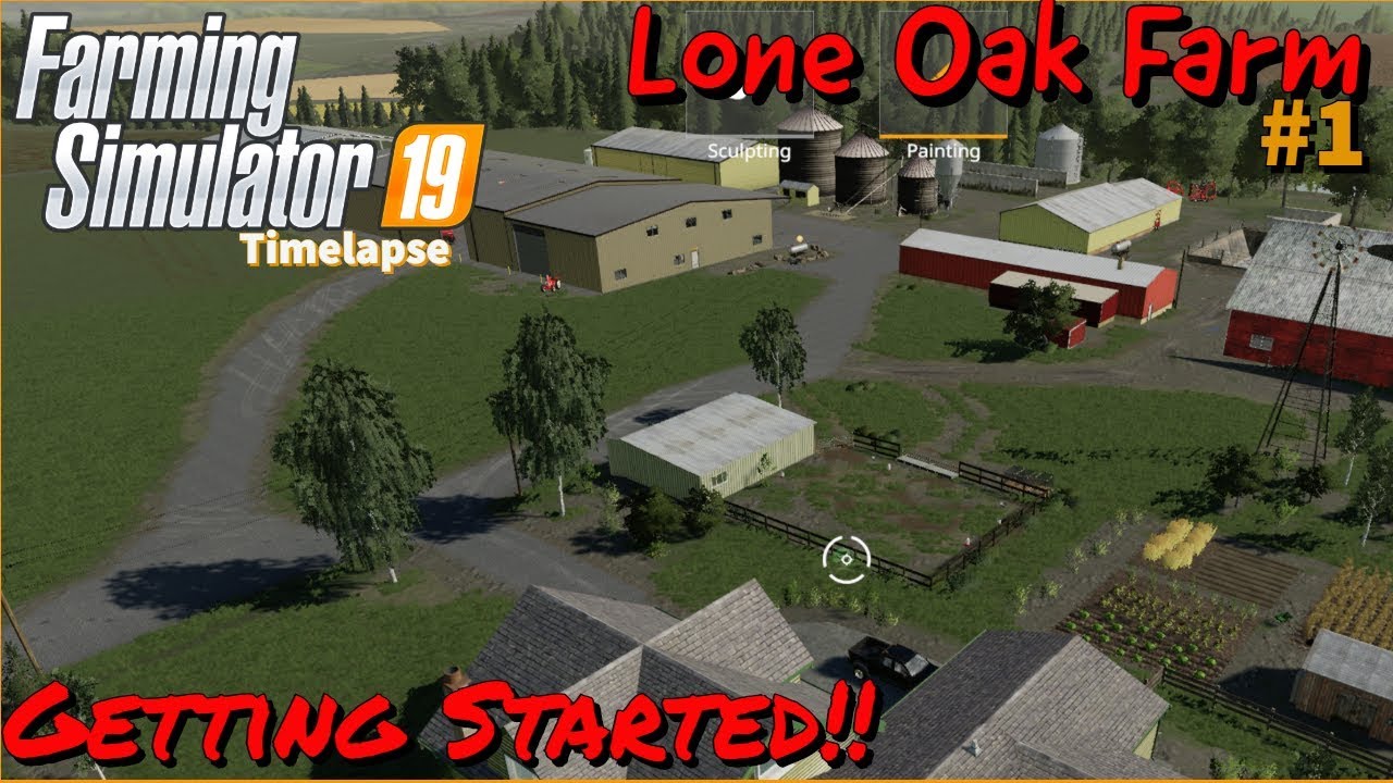 LONE OAK FARM 19 | GETTING STARTED!! | FS19 Timelapse | #1 | Xbox one X