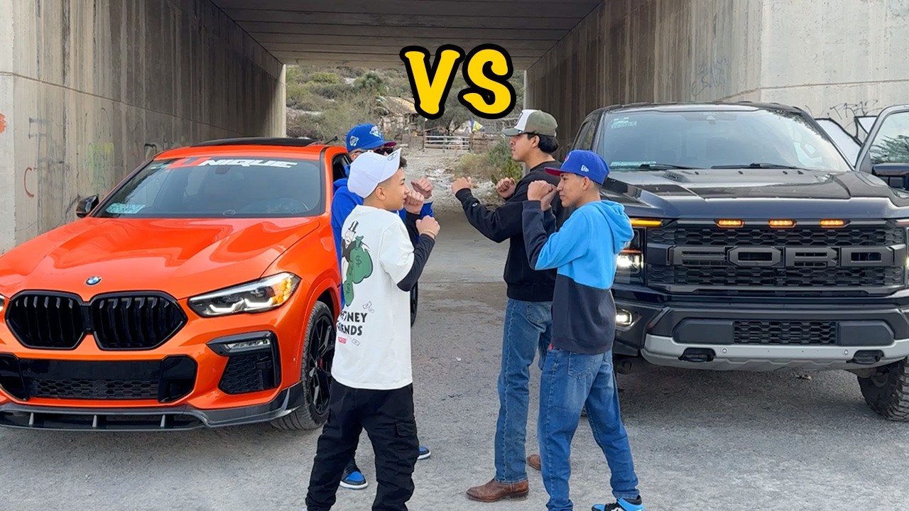 CORRI MI FORD RAPTOR CONTRA UNA BMW X6 M(*APOSTAMOS LOS PAPELES*)//Dani Universe//