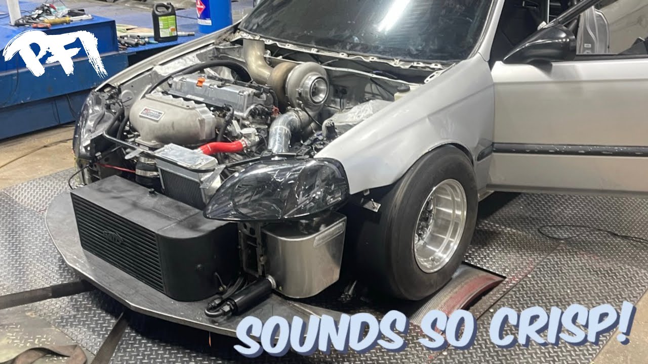 We Strapped Down and Throttled the Freedom Civic! It just wants to Go!