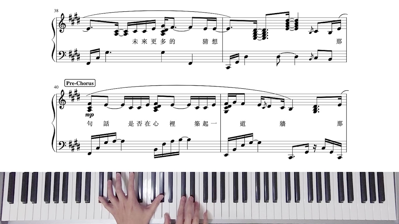孫盛希 Shi Shi【小心翻閱 Going Through】公視旗艦影集『天橋上的魔術師』主題曲 Piano Cover with sheet music 鋼琴