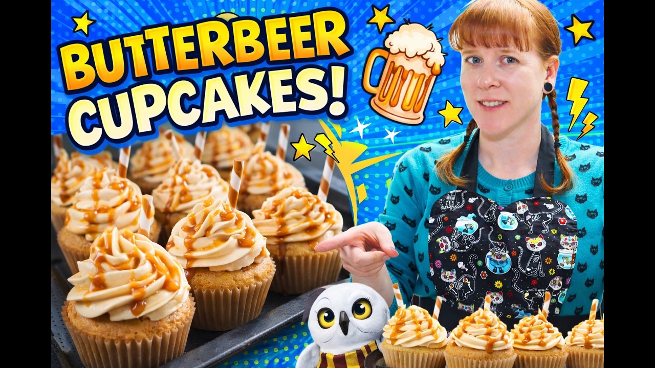 Let's Make Butter Beer Cupcakes
