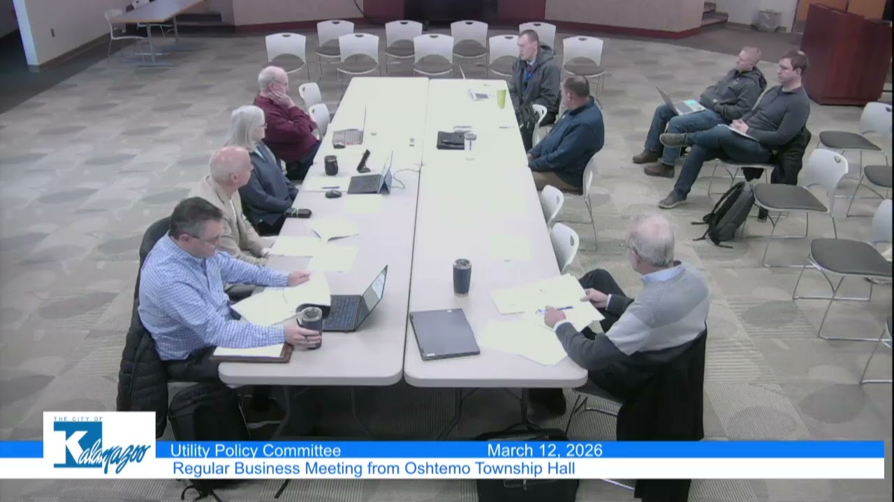 City of Kalamazoo - March 12, 2026 Utility Policy Committee Meeting