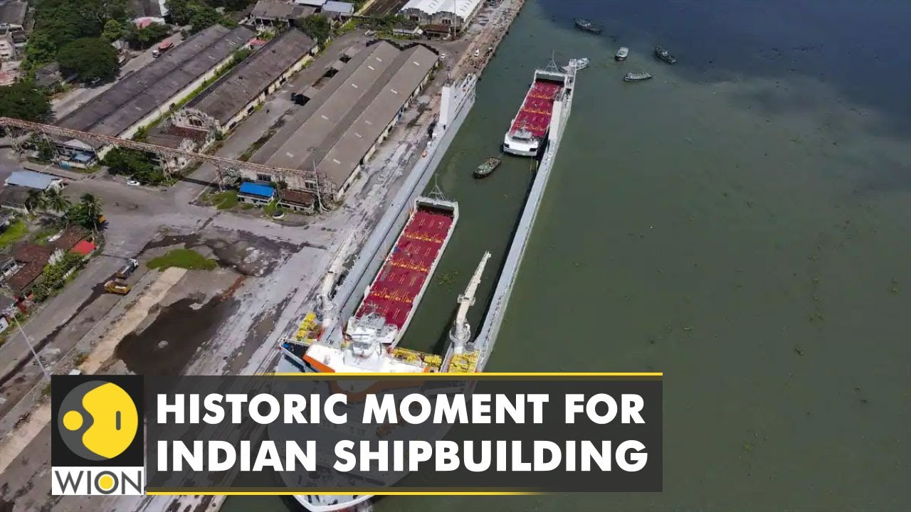 India's Cochin Shipyard builds 2 autonomous electric barges for Norway | WION