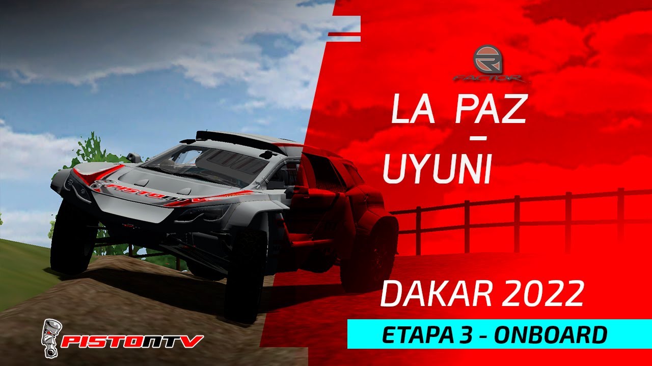 rFactor / Rally Dakar 2022 / Etapa 3 / La Paz-Uyuni / Onboard
