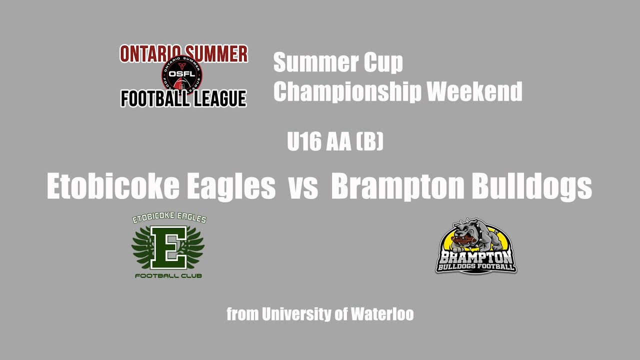 OSFL U16 AA - B Championship - Etobicoke vs Brampton