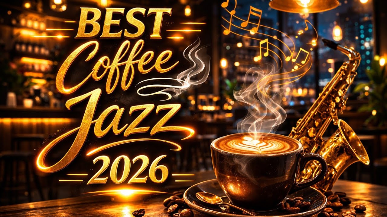 BEST Coffee Jazz 2026 ☕ Smooth & Relaxing Cafe Music
