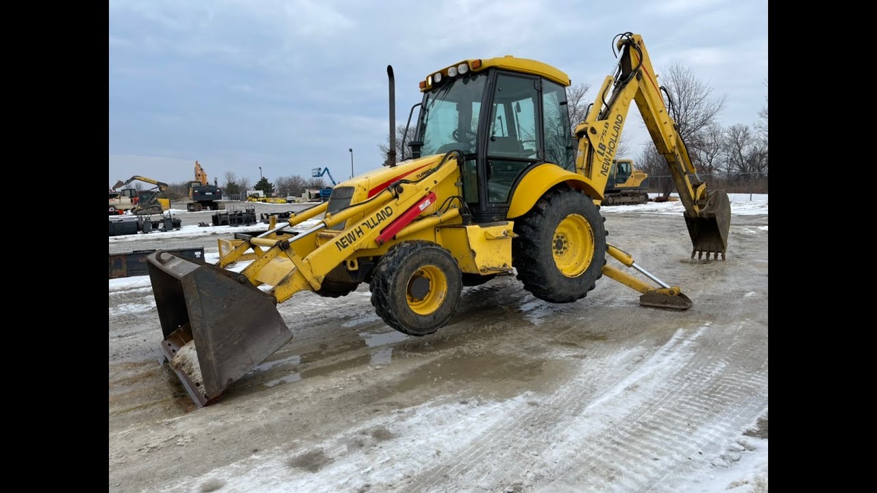 New Holland LB75B backhoe