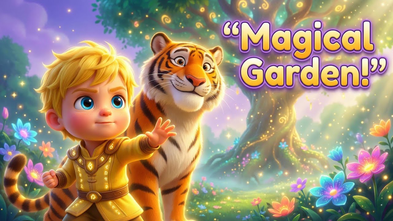 Timmy & Tiger’s Magical Adventure: Protecting the Enchanted Garden!