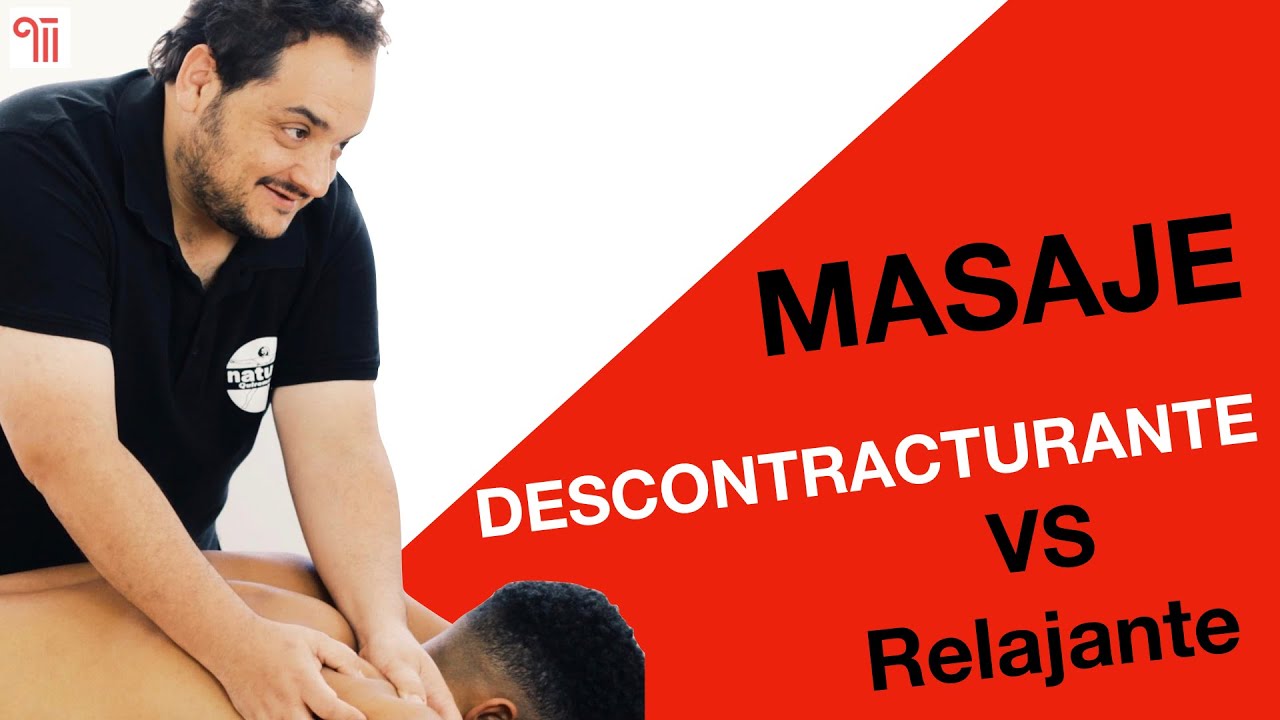 🎯DIFERENCIA Masaje relajante y DESCONTRACTURANTE 💆‍♀️