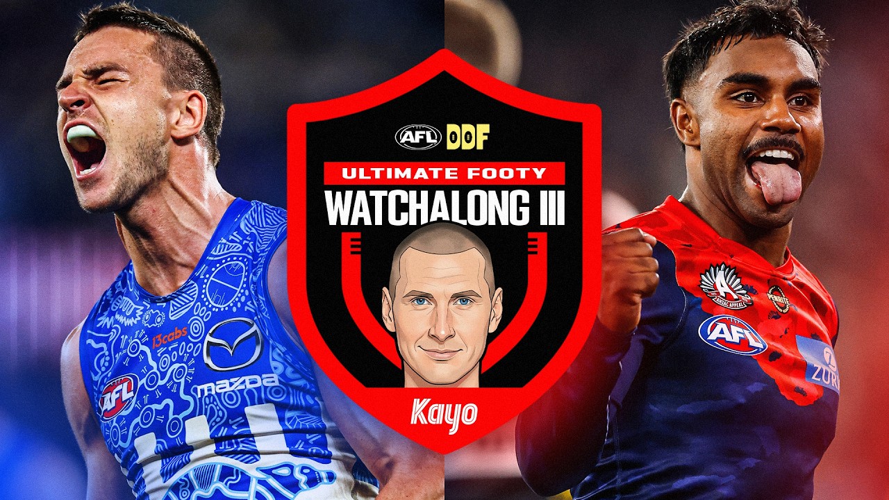 LIVE DDF Watchalong: North Melbourne v Melbourne (WITH MATCH VISION)