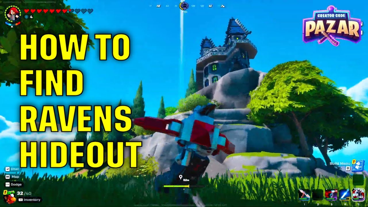 Как найти убежище воронов в Lego Fortnite: краткое руководство