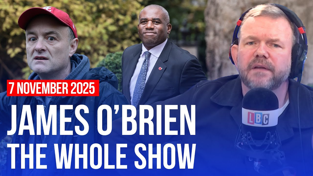 The sight of a successful black man boils Dominic Cummings' blood | James O’Brien - The Whole Show