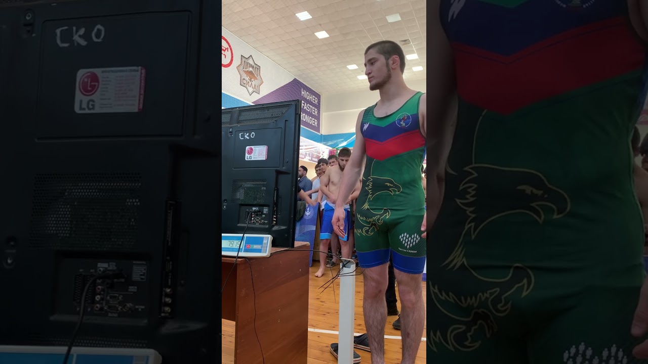 Взвешивание борцов до 70 и 79  кг, Россия до 21 года. 19 апреля 2025 г. Грозный.