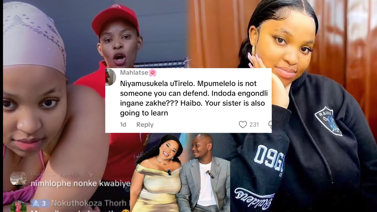 Amahle Biyela’s aunt deals with Tirelo after she called Mahle a ‘Yebo baba’ girl on National TV