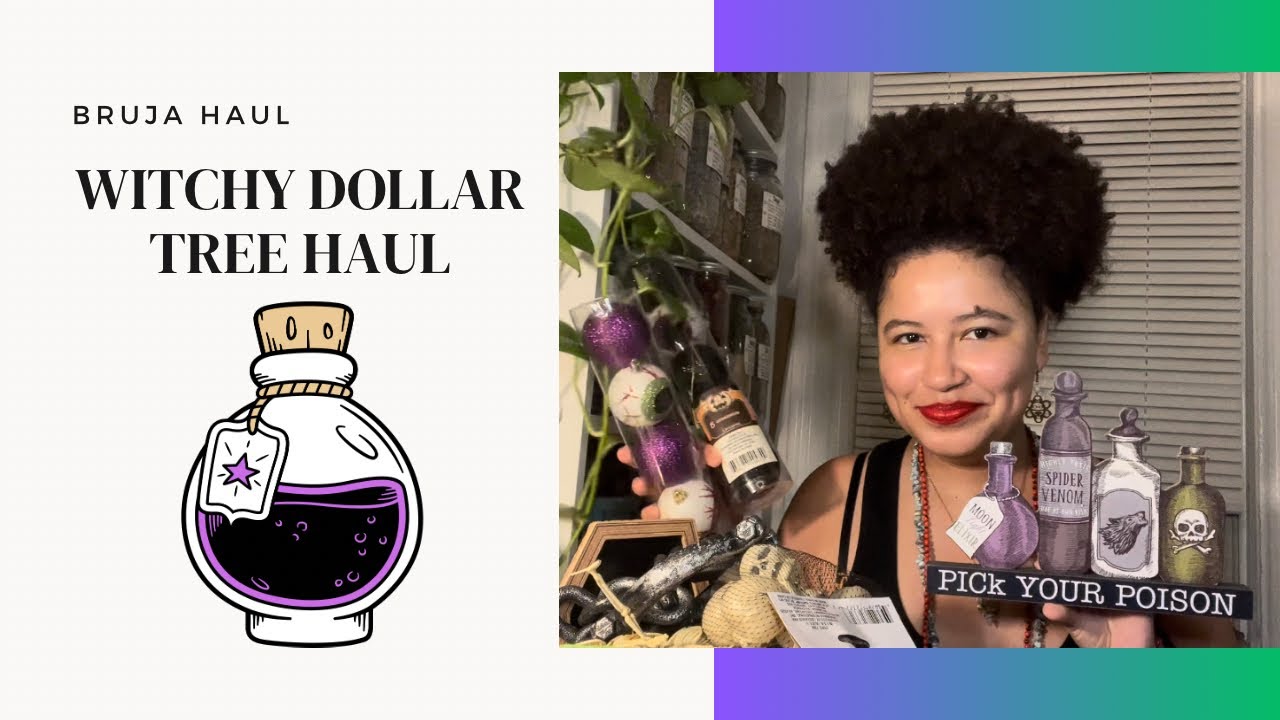 WITCHY DOLLAR TREE HAUL HALLOWEEN Finds | 🎃🧿