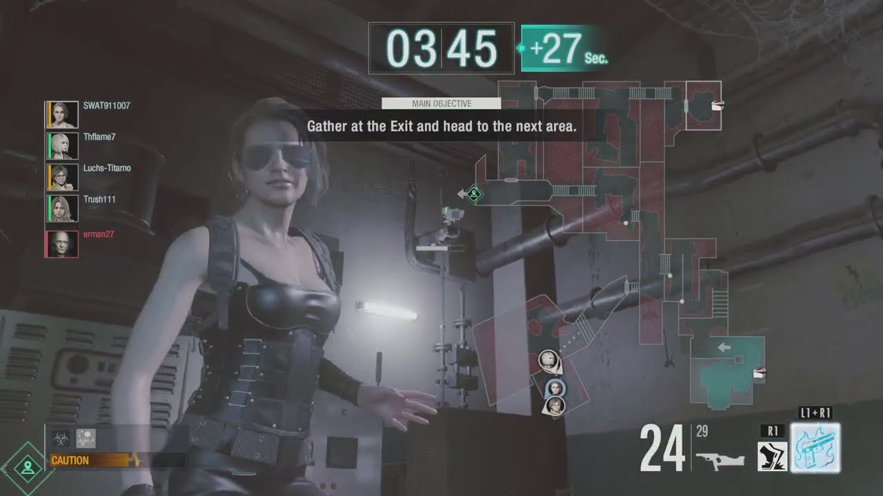 Resident Evil Resistance | Jill and team against dirty Spencer (Insane close end)