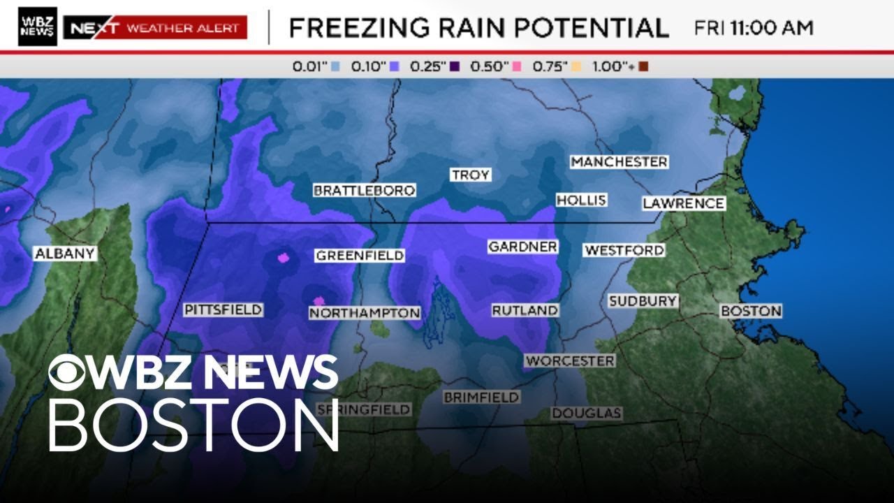 Storm could bring significant ice to parts of Massachusetts. Meteorologists discuss forecast.