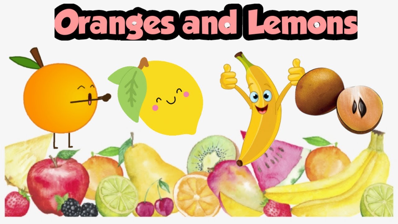Oranges and Lemons|Nursery Rhymes|Kids Rhymes|English Rhymes|Kids Songs|English Poem|Watch and Learn