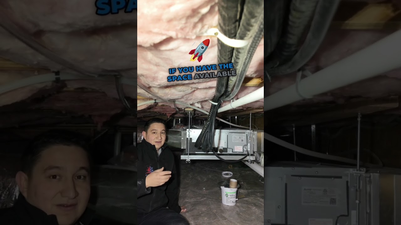 🏡 Hidden Cooling! Mini-Ducted Systems for Attic & Crawlspaces- Quiet and efficent! Without the bulk