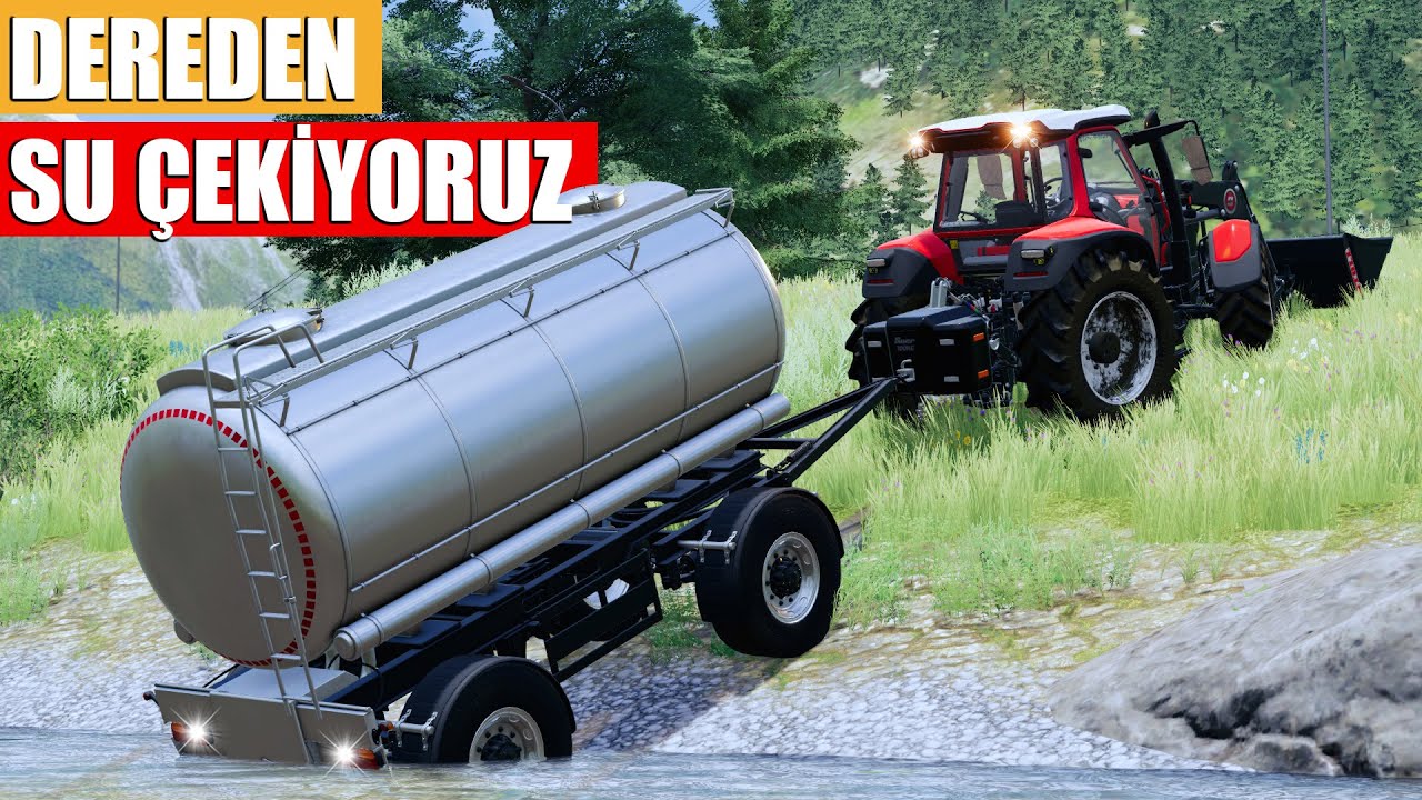 HAYVANLAR İÇİN DEREDEN SU ÇEKİYORUZ !!