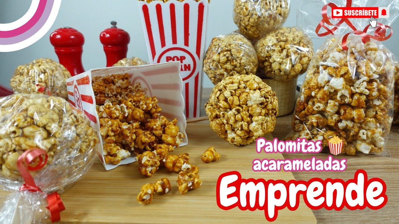 COMO HACER LAS MEJORES PALOMITAS ACARAMELADAS | GENERA INGRESOS RAPIDAMENTE | @SABORES VENEZOLANOS