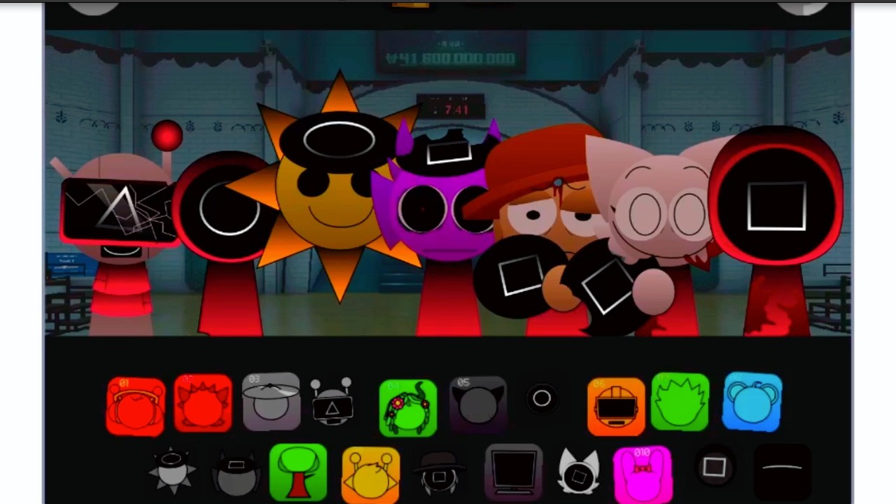 Horror Pero Squid Game!! Sprunki Pramixed
