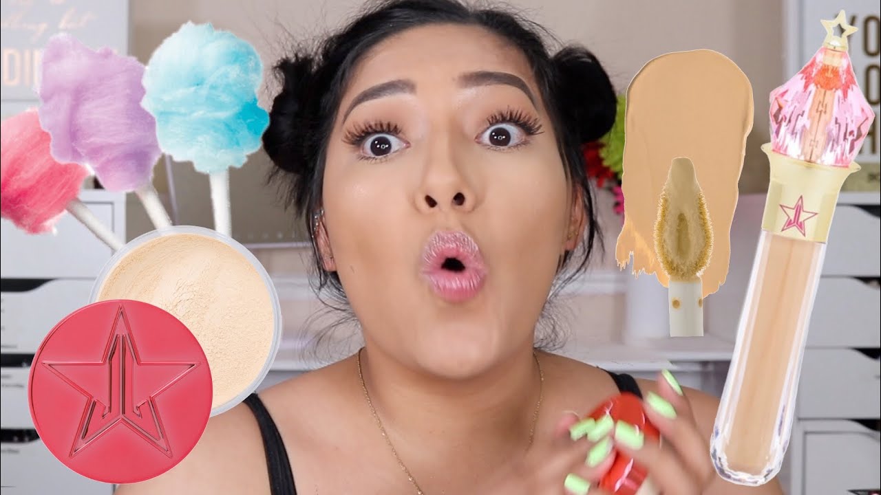 NEW JEFFREE STAR MAGIC STAR CONCEALER + SETTING POWDER FIRST IMPRESSIONS - ALEXISJAYDA
