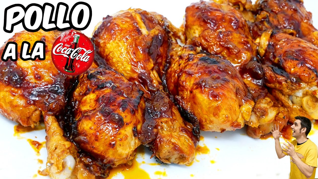 POLLO a la COCA COLA 🍗 Receta de Pollo 100% DELICIOSA Original y con una SALSA INCREÍBLE