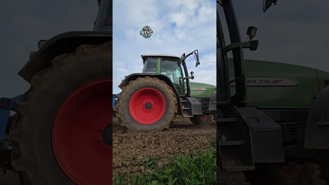 Fendt Favorit 716 with front cultivator!👍🚜
