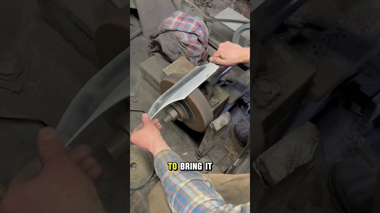 Extra Large Bowie Knife #forgedfromiron #blade #knifemanufacturer #blacksmith