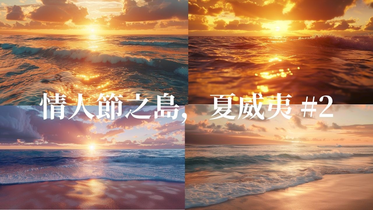 情人節之島・夏威夷 被夕陽包圍的愛 #2