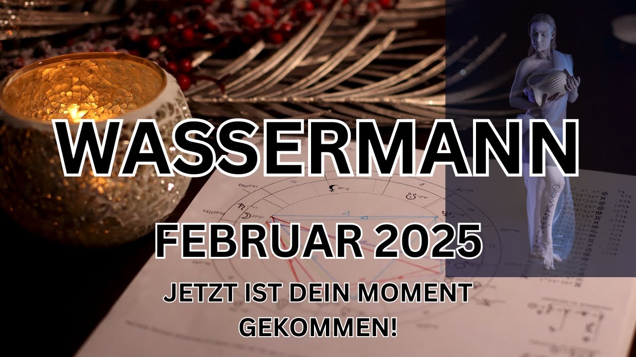 WASSERMANN Tarot | JETZT IST DEIN MOMENT GEKOMMEN! ZEIT LOSZULEGEN!