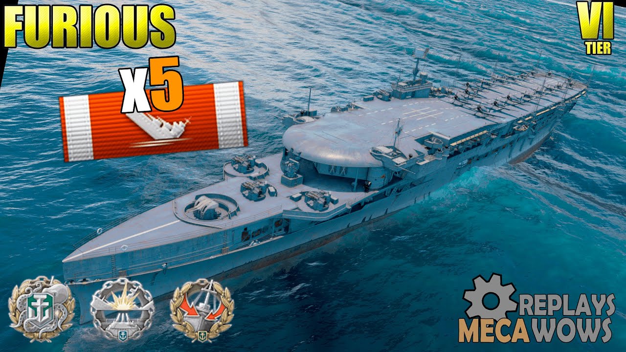 Furious 5 Kills & 88k Damage | World of Warships Gameplay 4k
