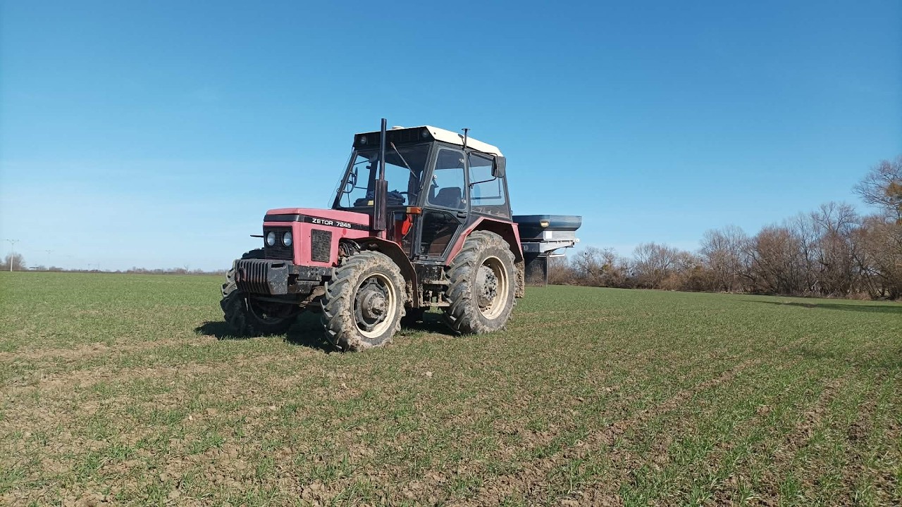 Műtrágyaszórás //Zetor 7245// !2026!