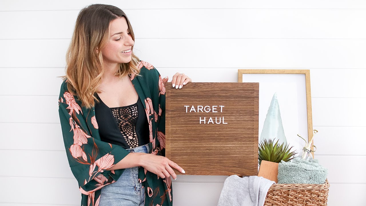HUGE Target Haul 2019 | Home Decor + Summer Try On Haul!