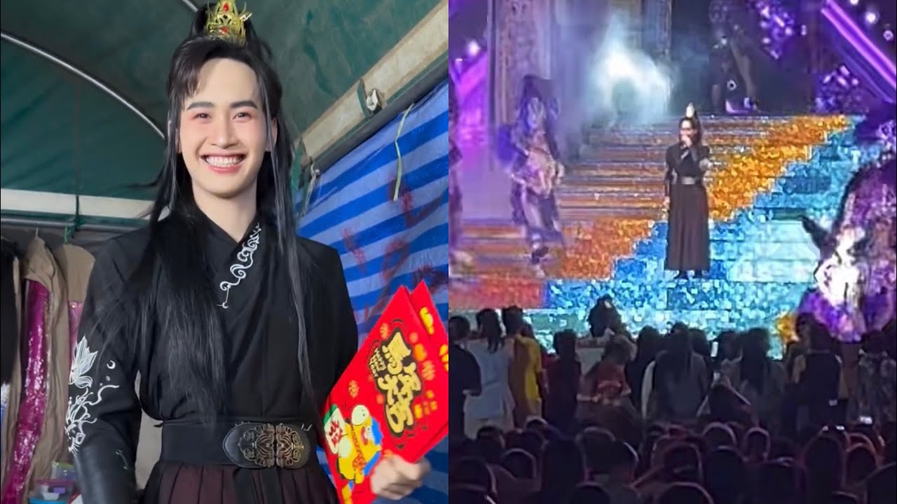 หนุ่มจีนผมยาว ว้าวมาก “ต้าวหยอง” ซินเจียยู่อี่ กำลังใจแน่นหน้าเวที อุดรธานี 