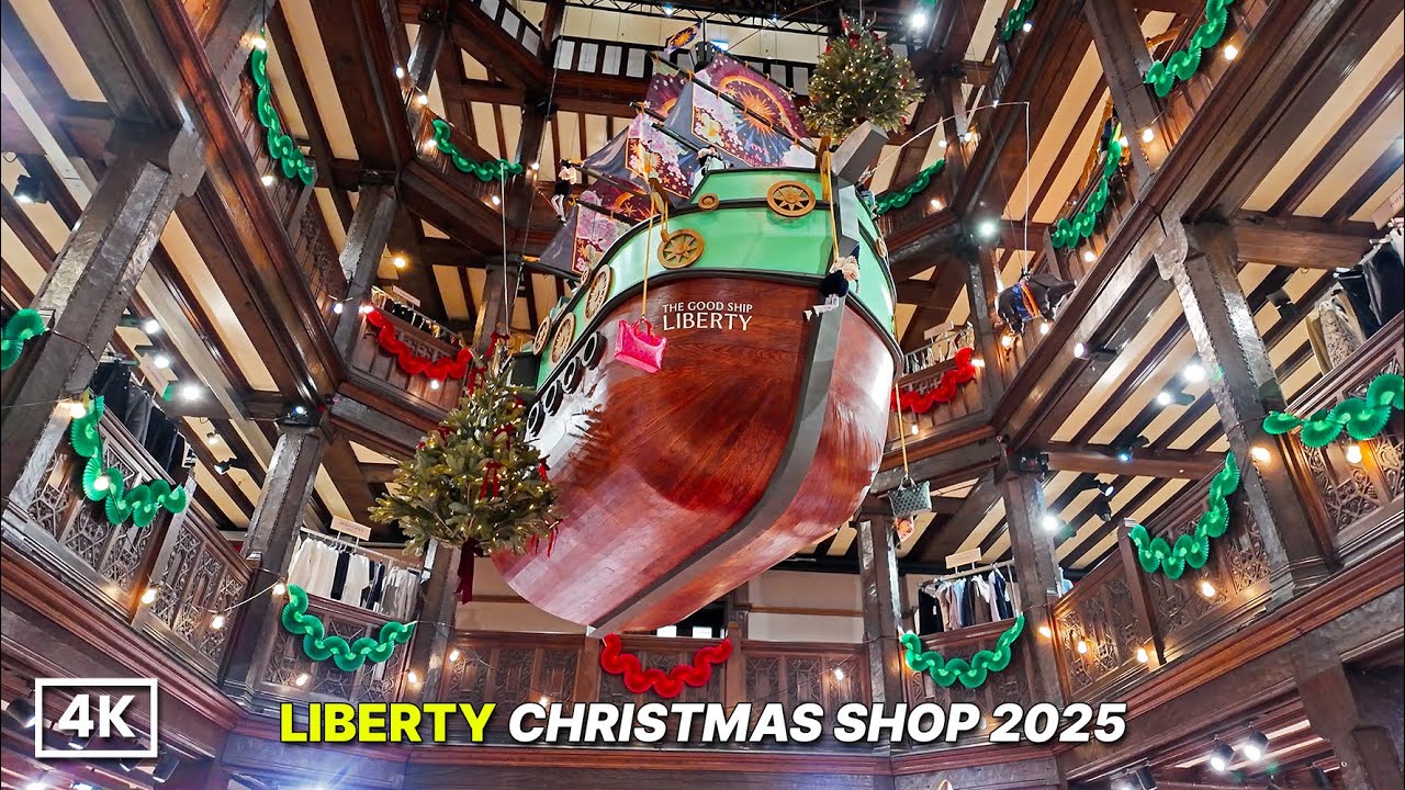 LONDON CHRISTMAS 2025 🎄 Inside Liberty London’s Luxury Christmas Shop | Stunning Trees & Decorations