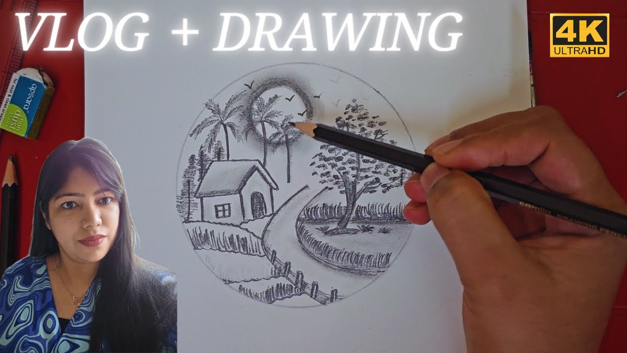 Vlog + Drawing is ❤️