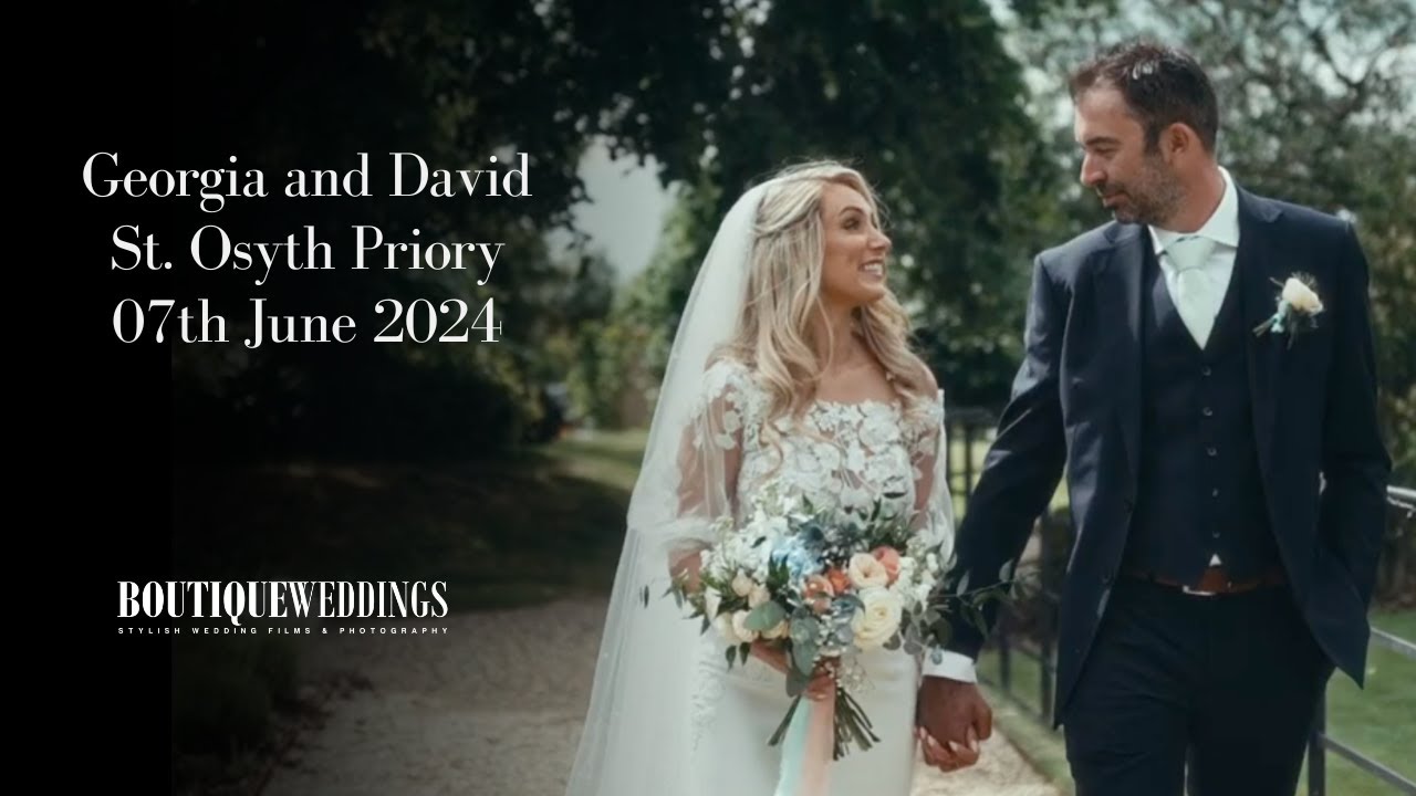 Georgia and David St Osyth Priory Wedding Film| Boutique Wedding Films & Photography