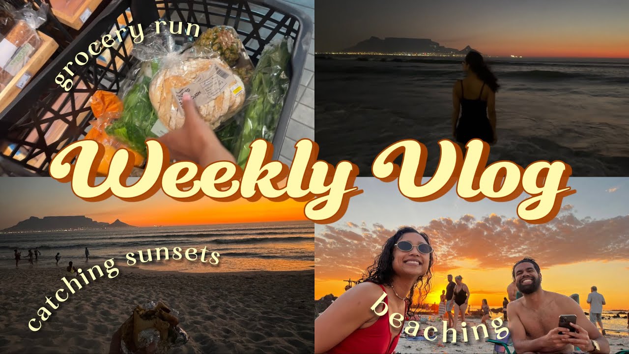 weekly vlog | grocery run, catching sunsets, beaching | 2026 Diaries Ep 5