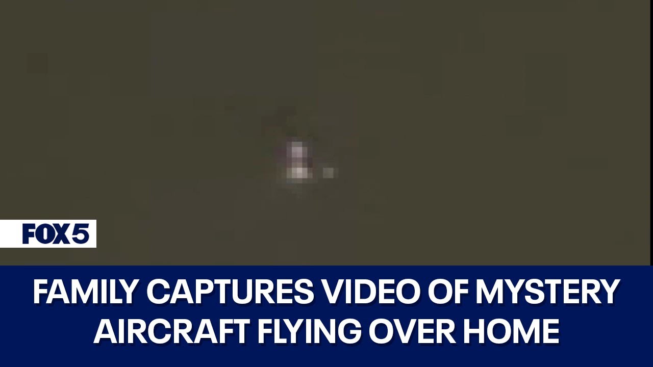 Drone sightings: Family captures video of mystery aircraft flying over home | FOX 5 DC