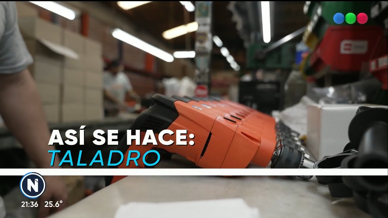 Así se hace un taladro, Argentec en Telefe Noticias.