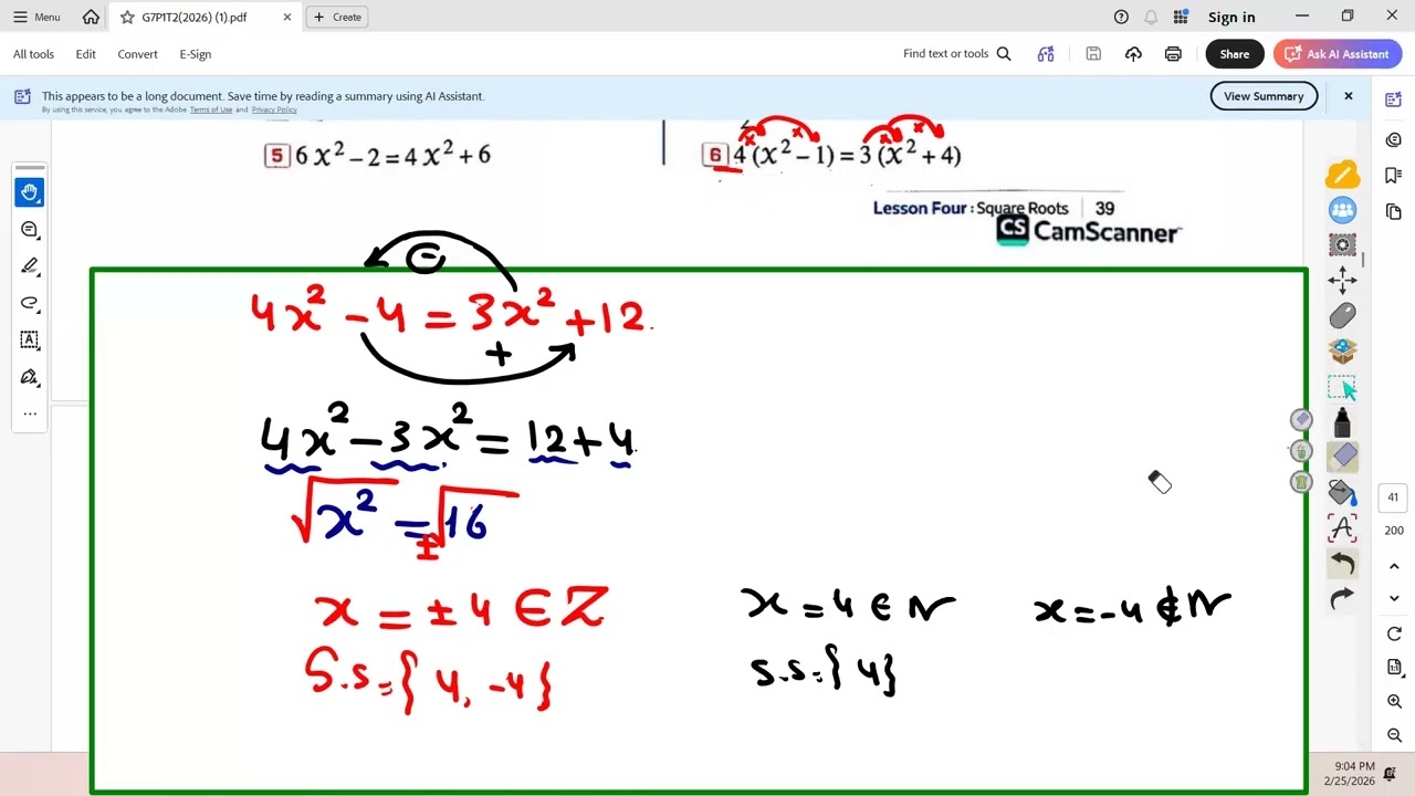 1ST PREP - P2 - THE SQUARE ROOT AND THE CUBE ROOT